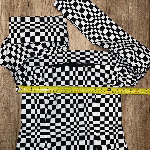 NEW! HP 🥳🥳🥳Zara Checkered Print Mini Dress - Picture 9 of 9